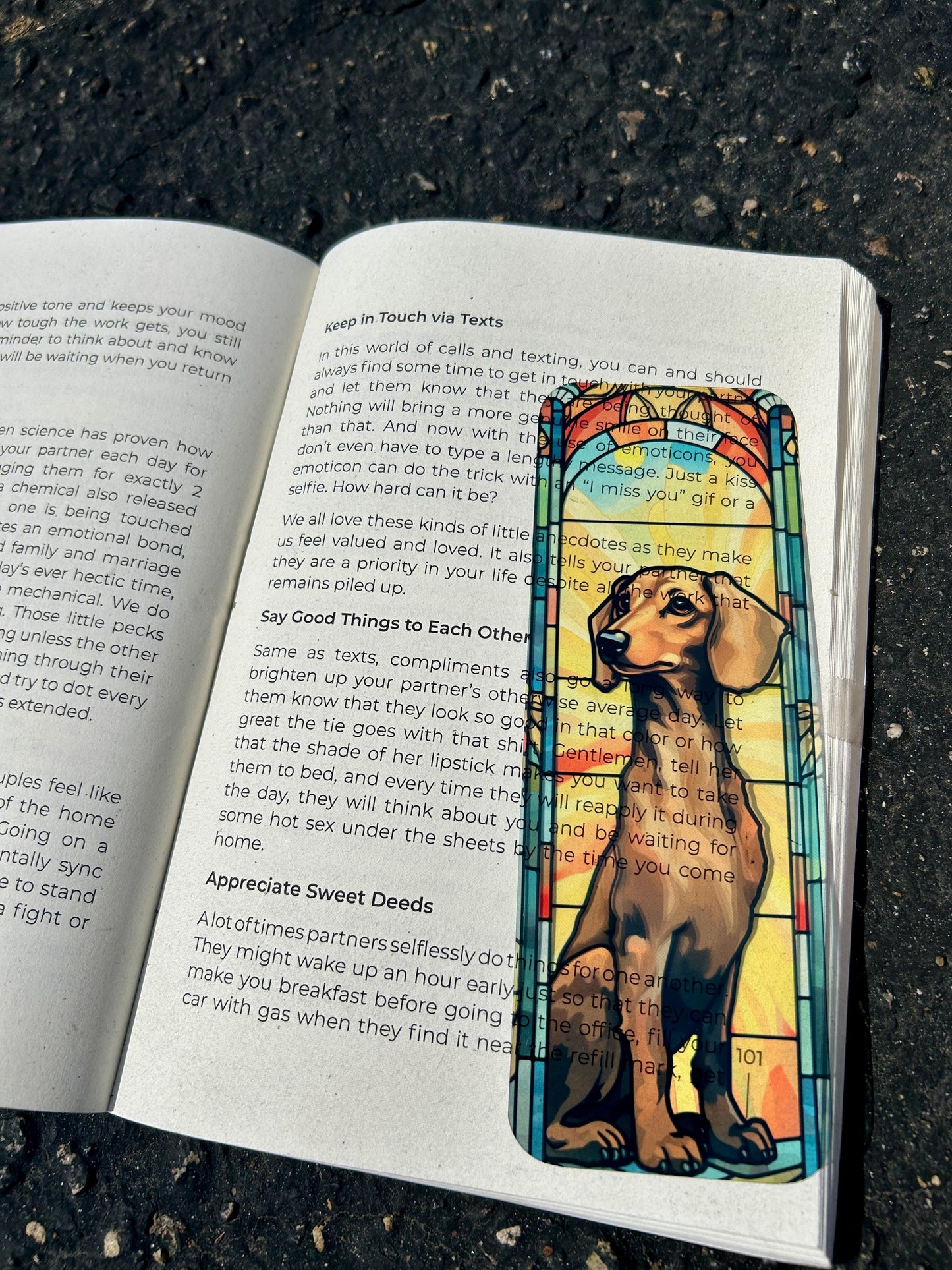 Saint Dachshund Dog Bookmark – Adorable Saintly Pooch, Perfect Gift for Dachshund Lovers & Dog Enthusiasts