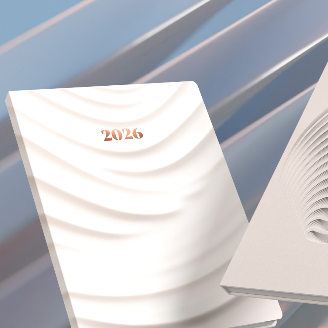 Dimensional Surfaces - A5 Week-To-View - Diary - 2026 Calendar Year Planner