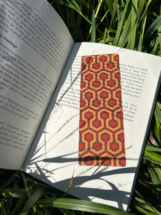 Redrum Shining Bookmark - Handcrafted Horror Bookmark, Inspired by The Shining, Creepy, Perfect Gift for Stephen King Fans