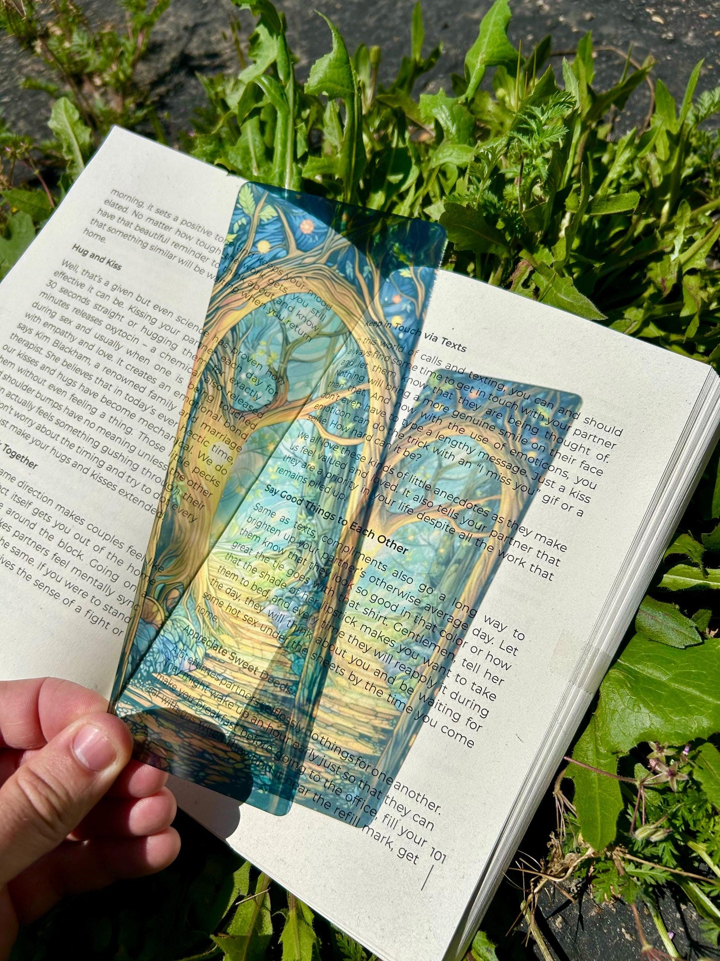 Mystical Forest Bookmark – Enchanted Woodland, Magical Nature Bookmark - Reading Gift For Teens