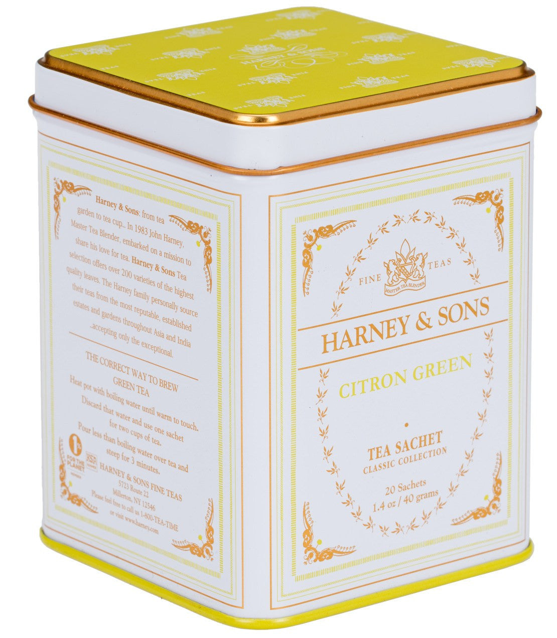 Verde Citron, Lata Clásica de 20 Sobres