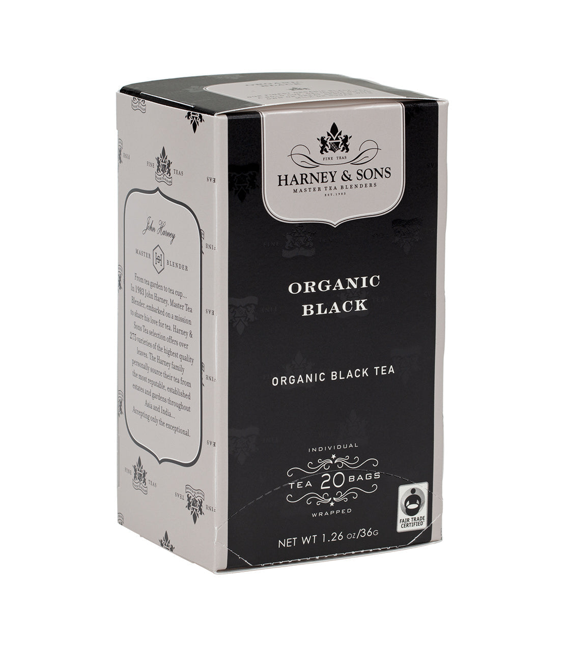 Té Negro Orgánico, Caja de 20 Bolsitas Premium