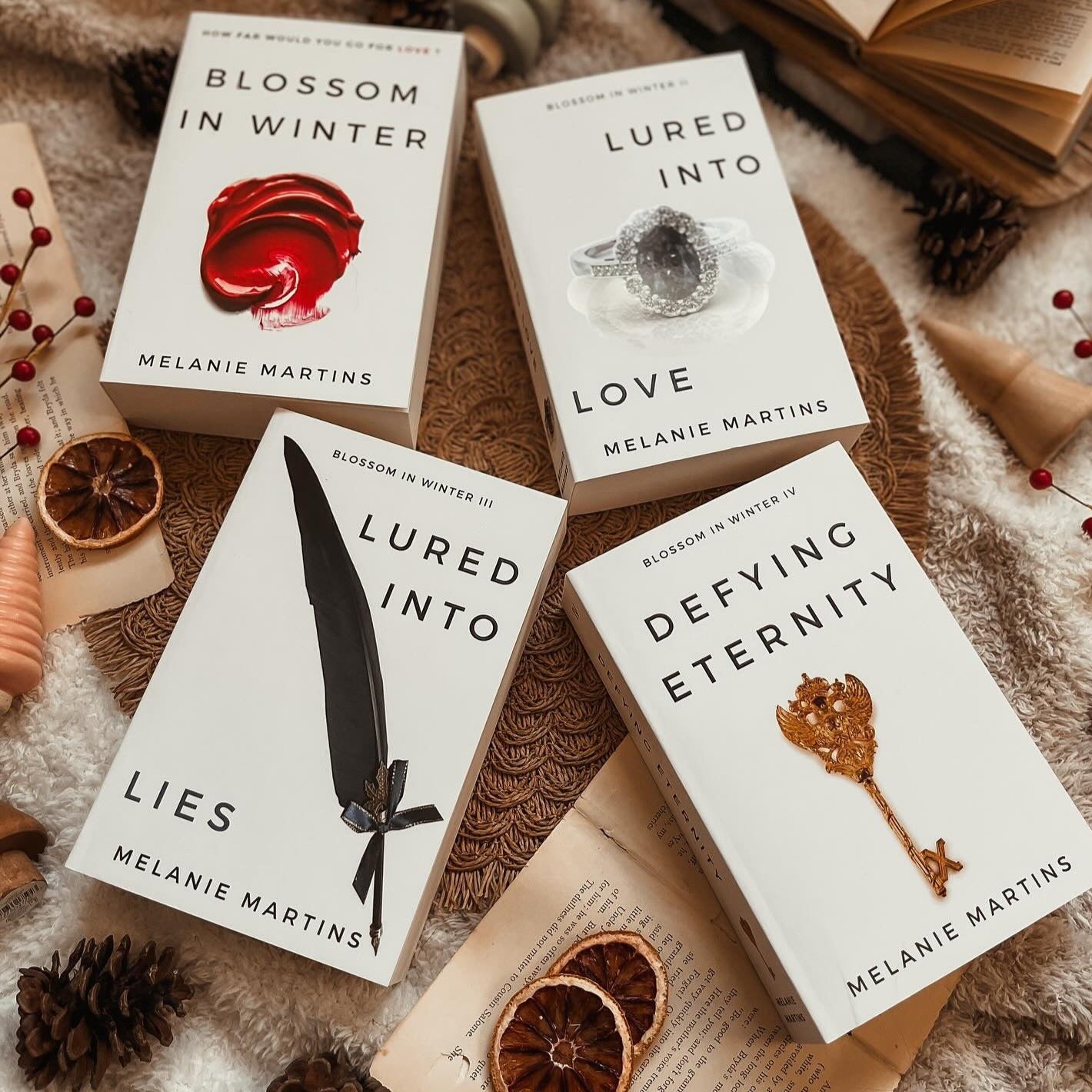 Blossom in Winter: Books 1, 2, 3, and 4 + bookmark
