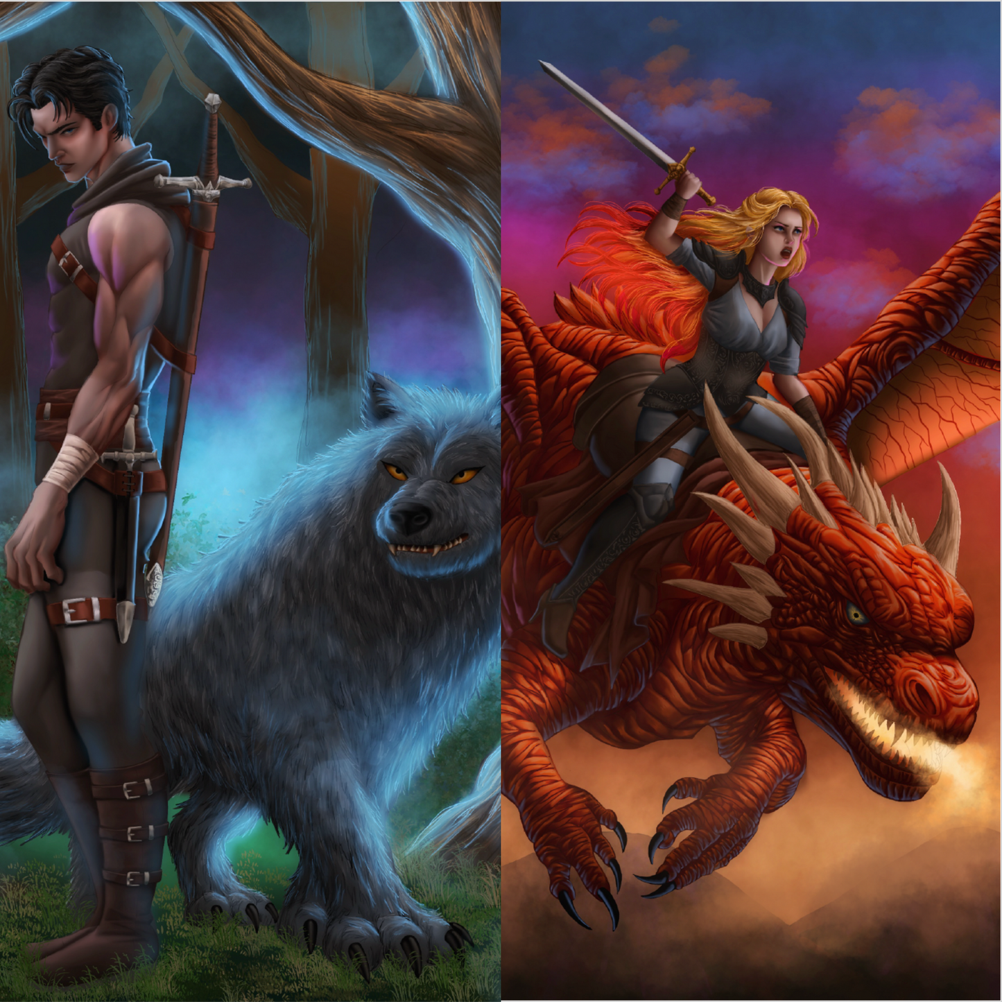 The Magic of Dragons: Riders and Hunters
