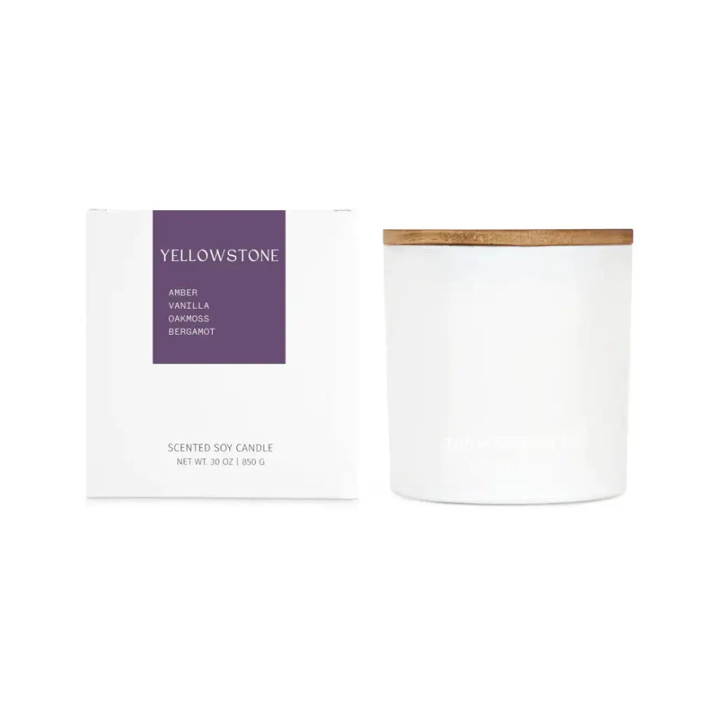 3 Wick Candle Yellowstone Candles