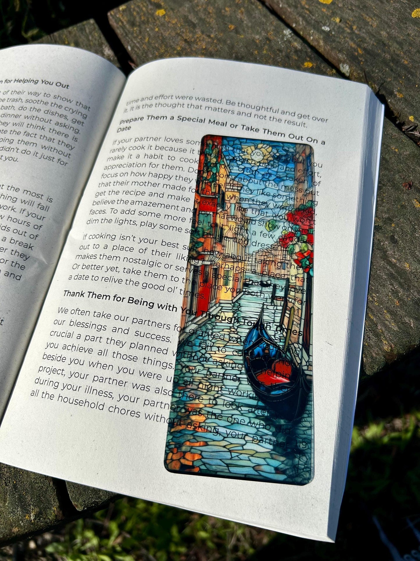 Venice Italy Bookmark – Romantic Canal Scene, Travel Keepsake, Italian Aesthetic, Book Lover Gift, European Landmark, Venice canals