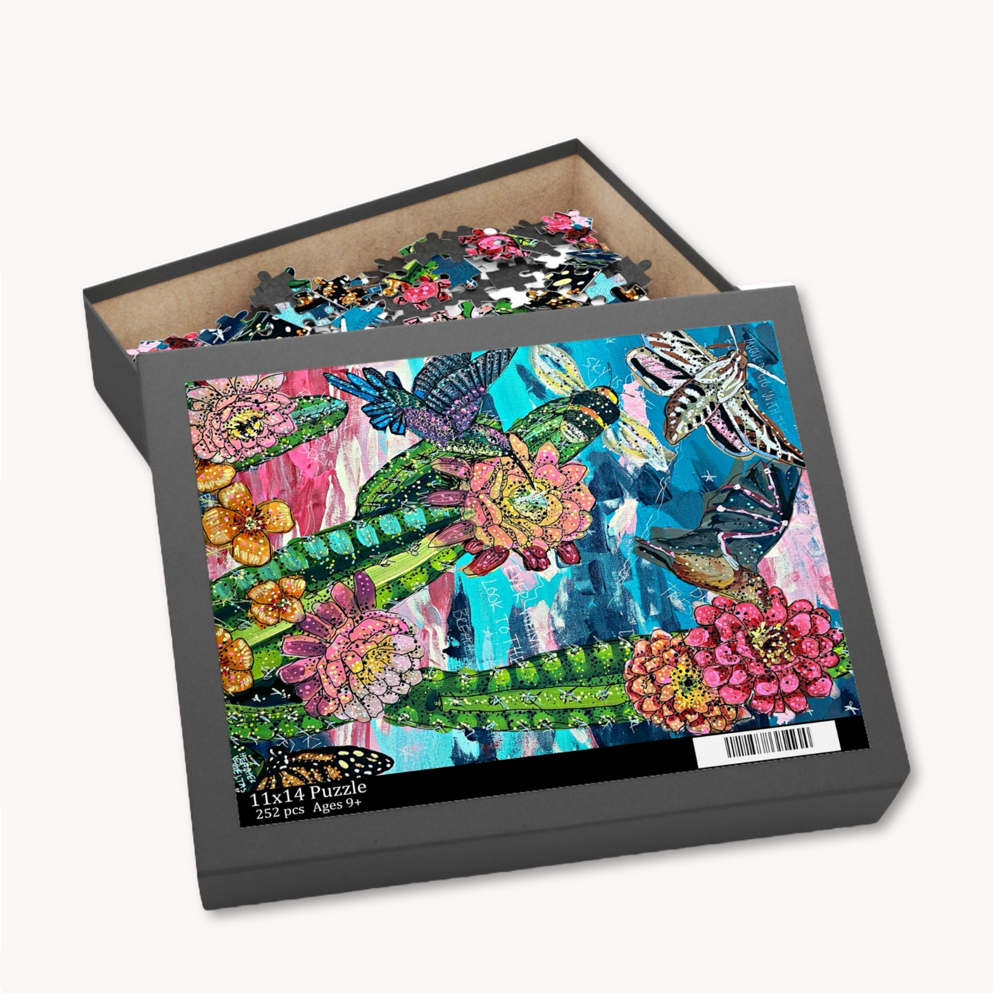 Twilight Desert Pollinators Fine Art Puzzle