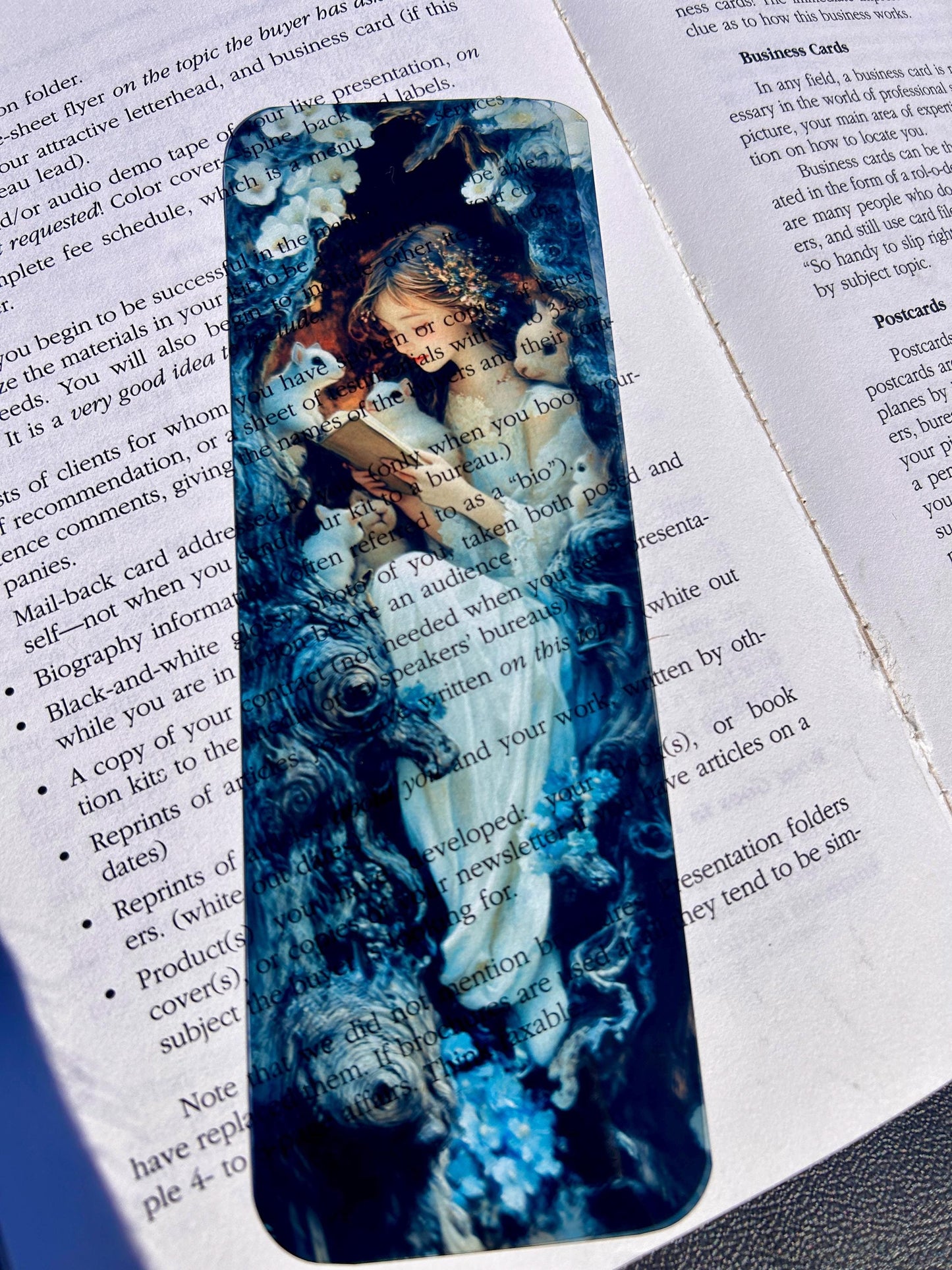Woodland Storytime Bookmark | Snow White Reading to Forest Creatures | Whimsical Fairy Tale Art | Nature Lover Gift | Enchanted Forest