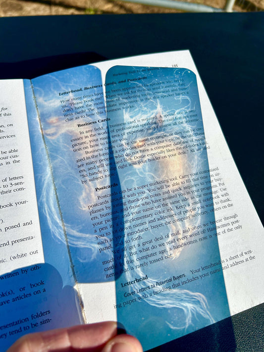 Manticore Bookmark – Glowing Dark Fantasy Creature with Fiery Eyes | Mythical Beast Bookmark for Fantasy Lovers