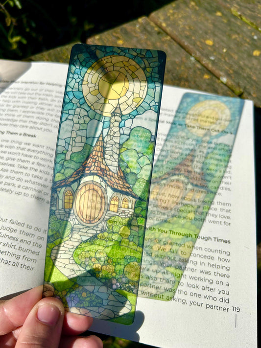 Hobbit Home Bookmark - Handcrafted Fantasy Design - Unique Book Marker - Perfect Gift for Hobbit Fans & Book Lovers"