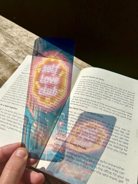 Self Love Club Bookmark – Inspirational Book Accessory, Positive Affirmation Gift, Self-Care Reading Keepsake for Book Lovers