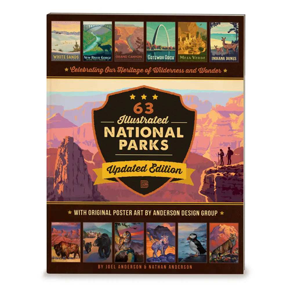 63 National Parks: Updated Edition SOFT COVER Book (Best Seller) Soft Cover Book Books and Gifts