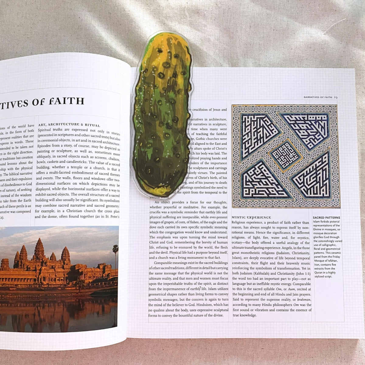 Pickle Die Cut Acrylic Bookmark ( Large )