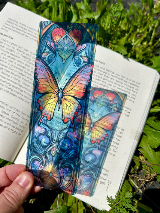 Magical Butterfly Bookmark - Vibrant Wings, Whimsical Butterfly Art, Nature-Inspired Gift for Book Lovers & Butterfly Enthusiasts