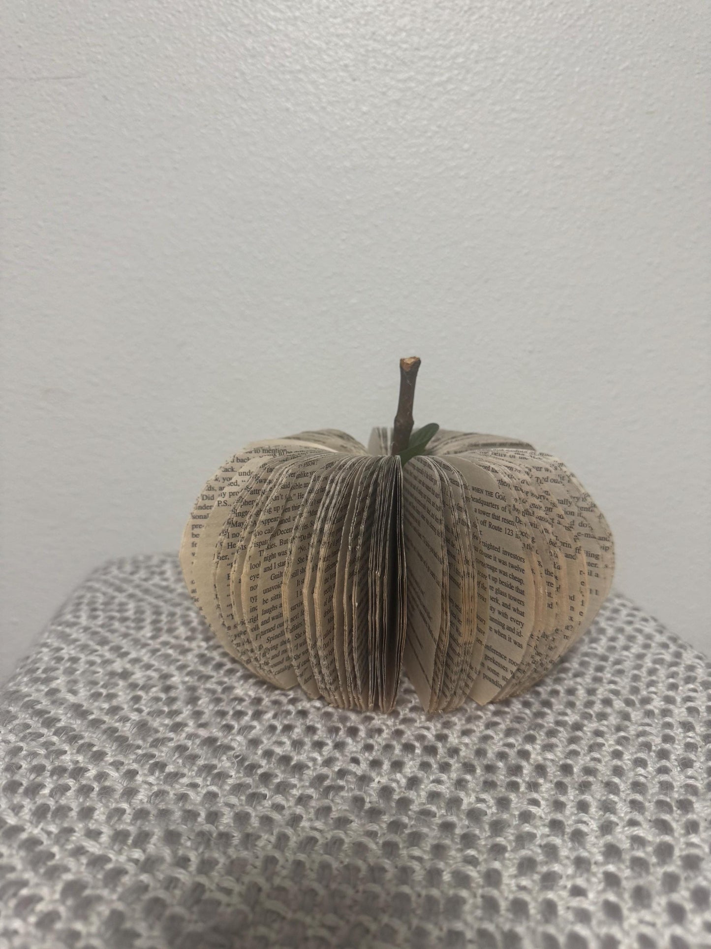 Handmade Book Pumpkin