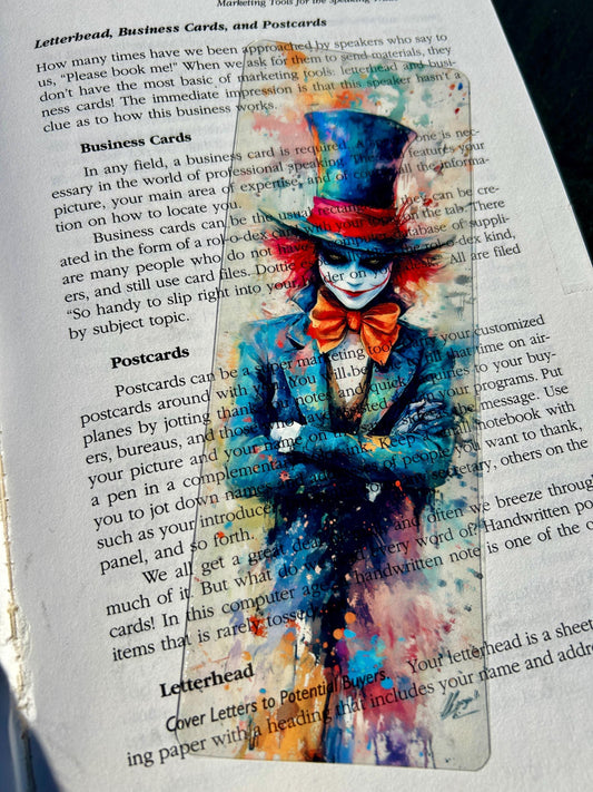 Alice in Wonderland Bookmark – Mad Hatter Bookmark | Whimsical Fantasy Gift for Book Lovers