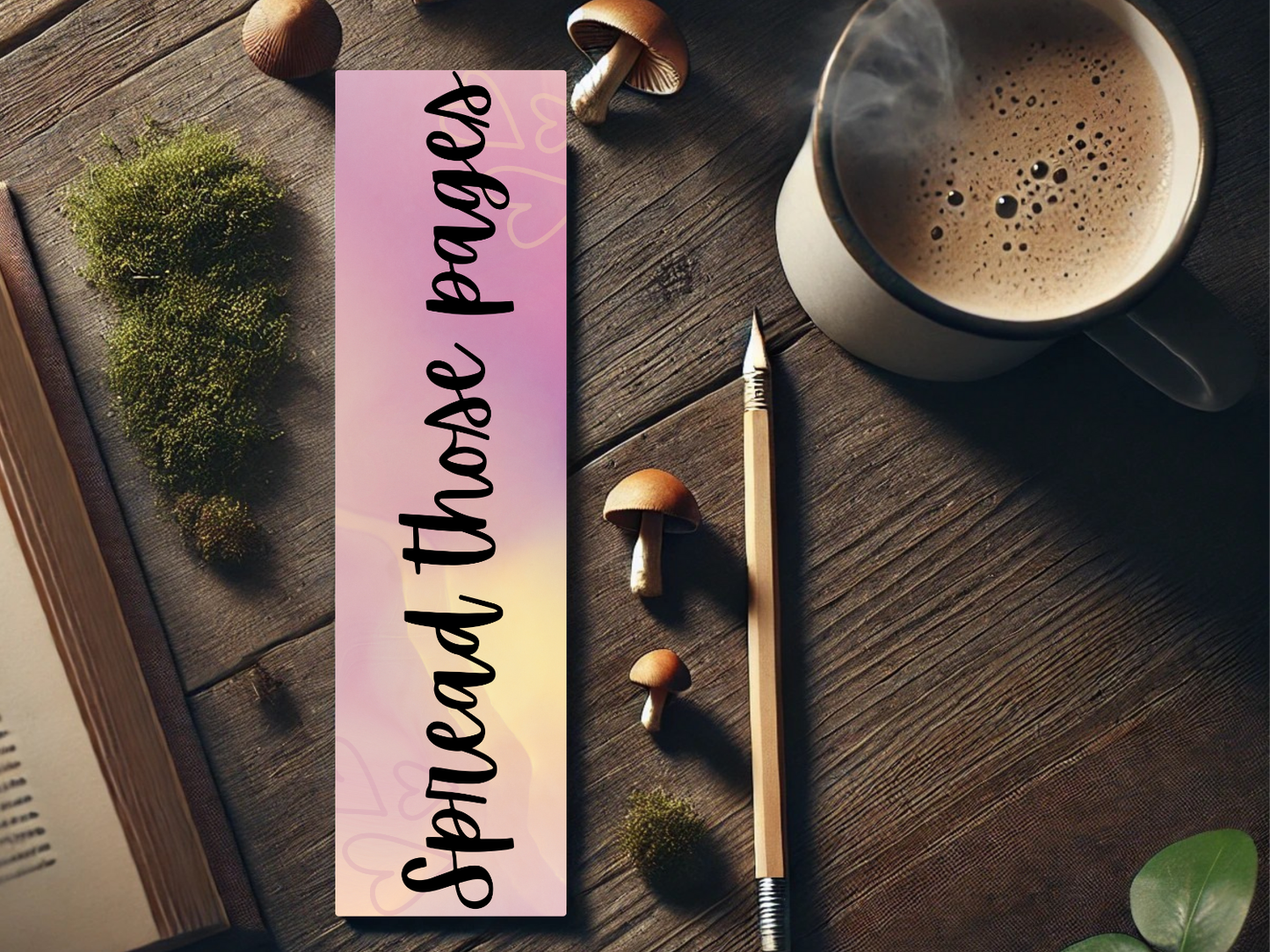 Spread Those Pages Bookmark | Spicy Bookish Gift | Smutty Romance Bookmark | Laminated Bookmark | Book Girlie Merch