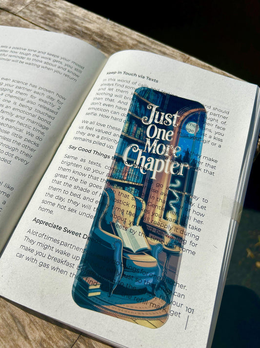 Just One More Chapter Bookmark – Perfect Gift for Book Worms