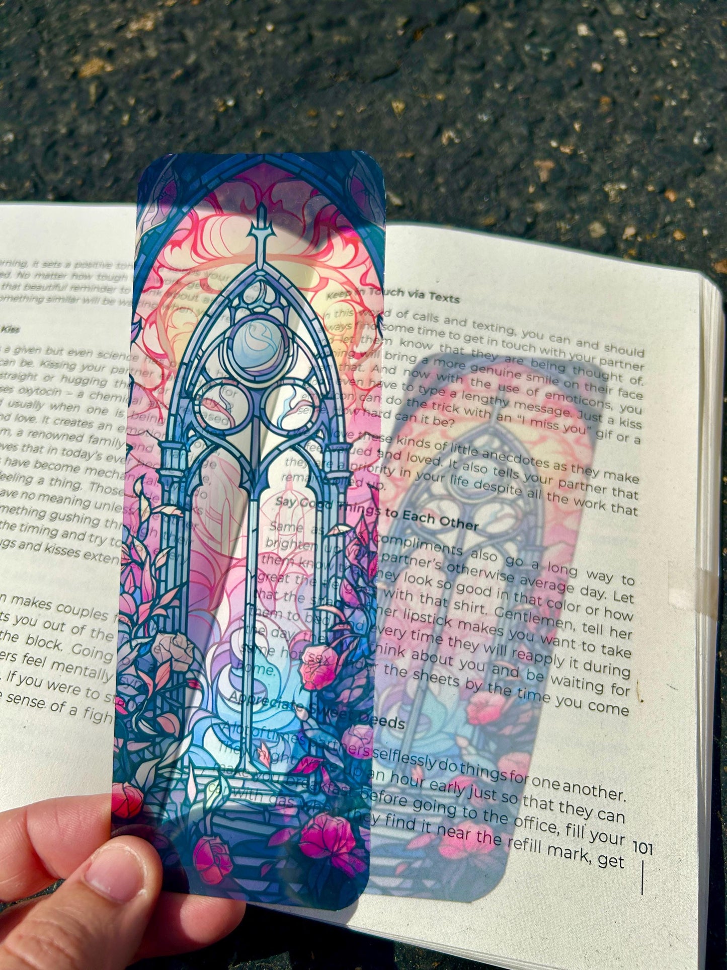 Romantic Love Portal Bookmark – Enchanting Heart Portal, Magical Love Story
