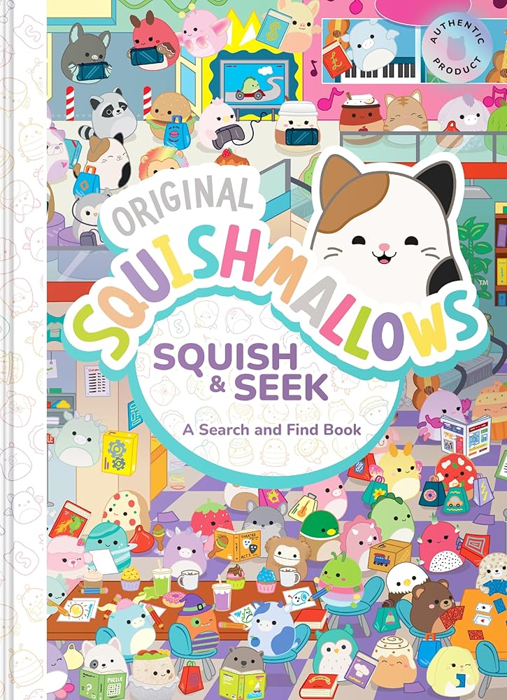 Squishmallows: Squish and Seek: A Search and Find Book by Megan Roth
