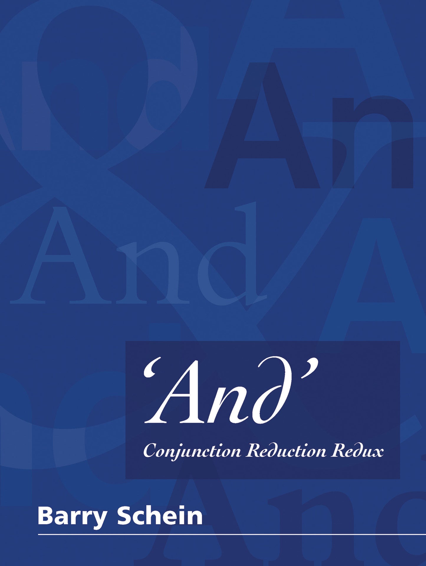 'And' - Conjunction Reduction Redux