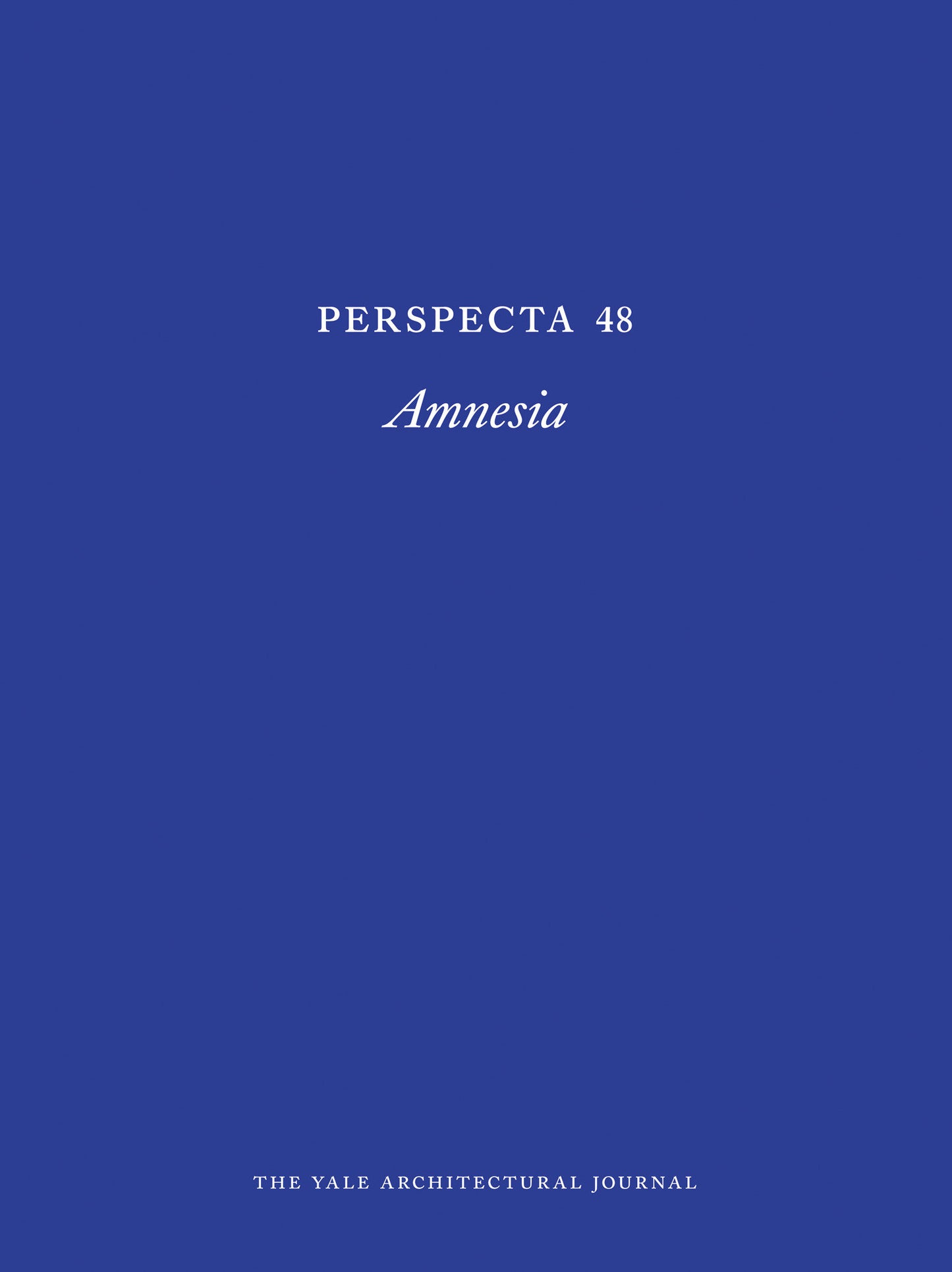 Perspecta 48 - Amnesia (Perspecta)