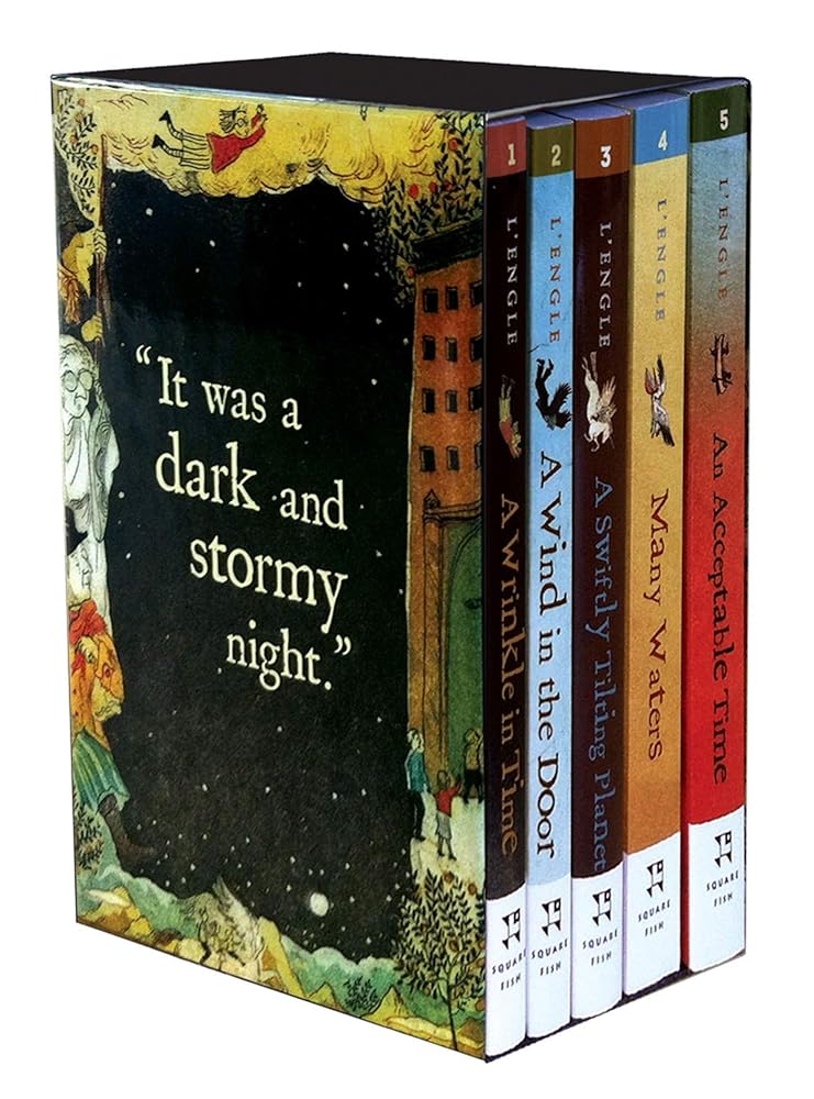 The Wrinkle in Time Quintet Boxed Set (A Wrinkle in Time, A Wind in the Door, A Swiftly Tilting Planet, Many Waters, An Acceptable Time) by Madeleine L'Engle