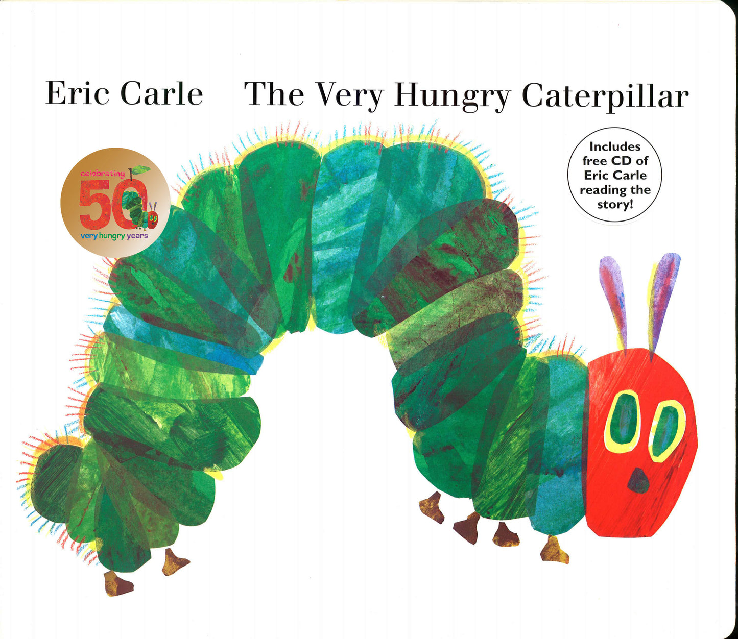 The Very Hungry Caterpillar - Board book & CD