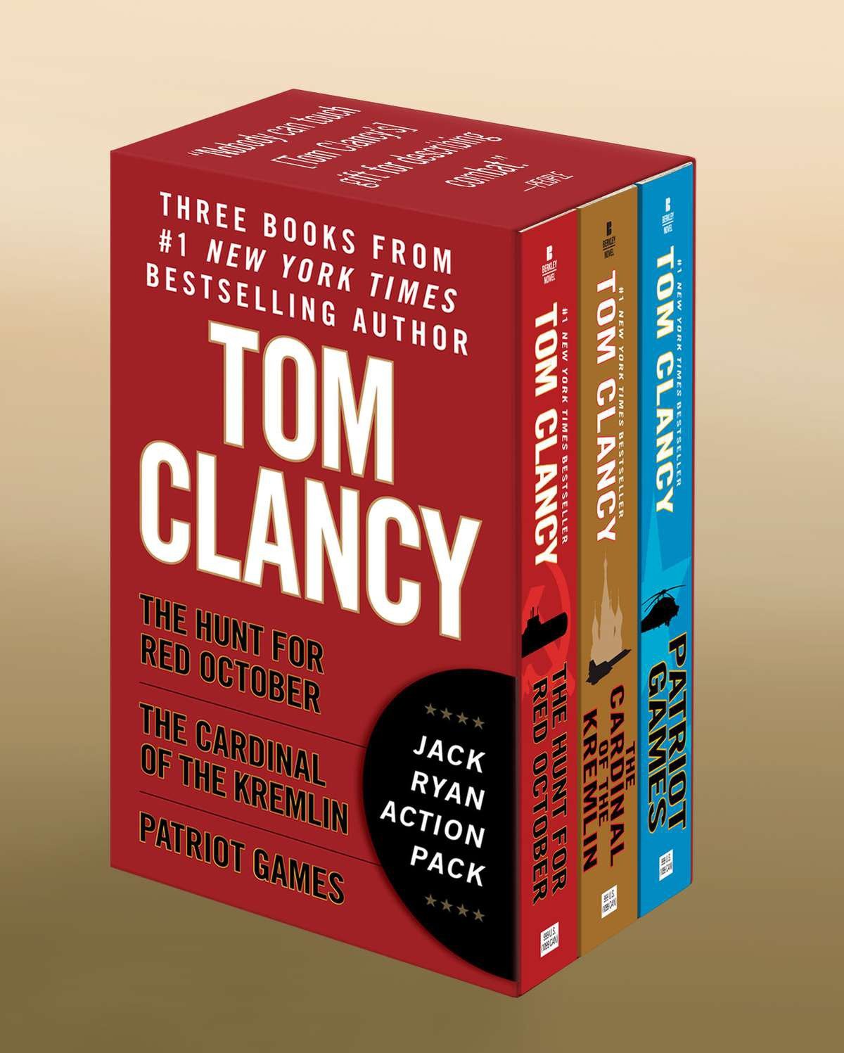 Tom Clancy's Jack Ryan Boxed Set (Books 1-3) - THE HUNT FOR RED OCTOBER, PATRIOT GAMES, and THE CARDINAL OF THE KREMLIN