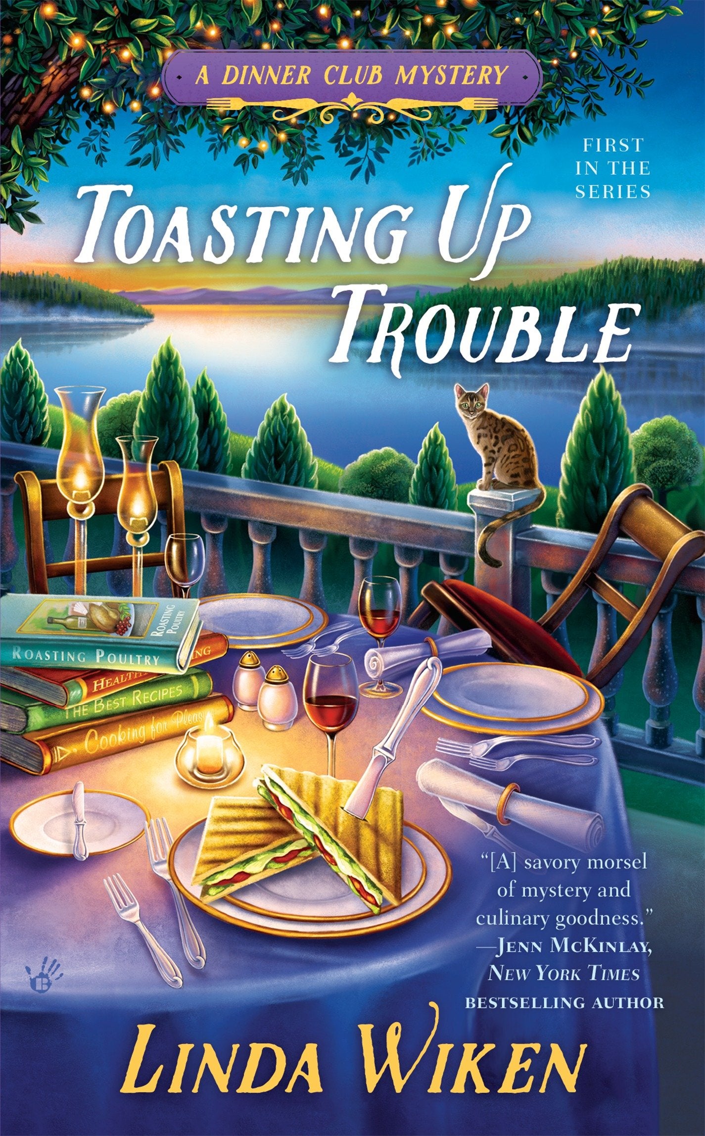 Toasting Up Trouble (A Dinner Club Mystery) (Book:1)