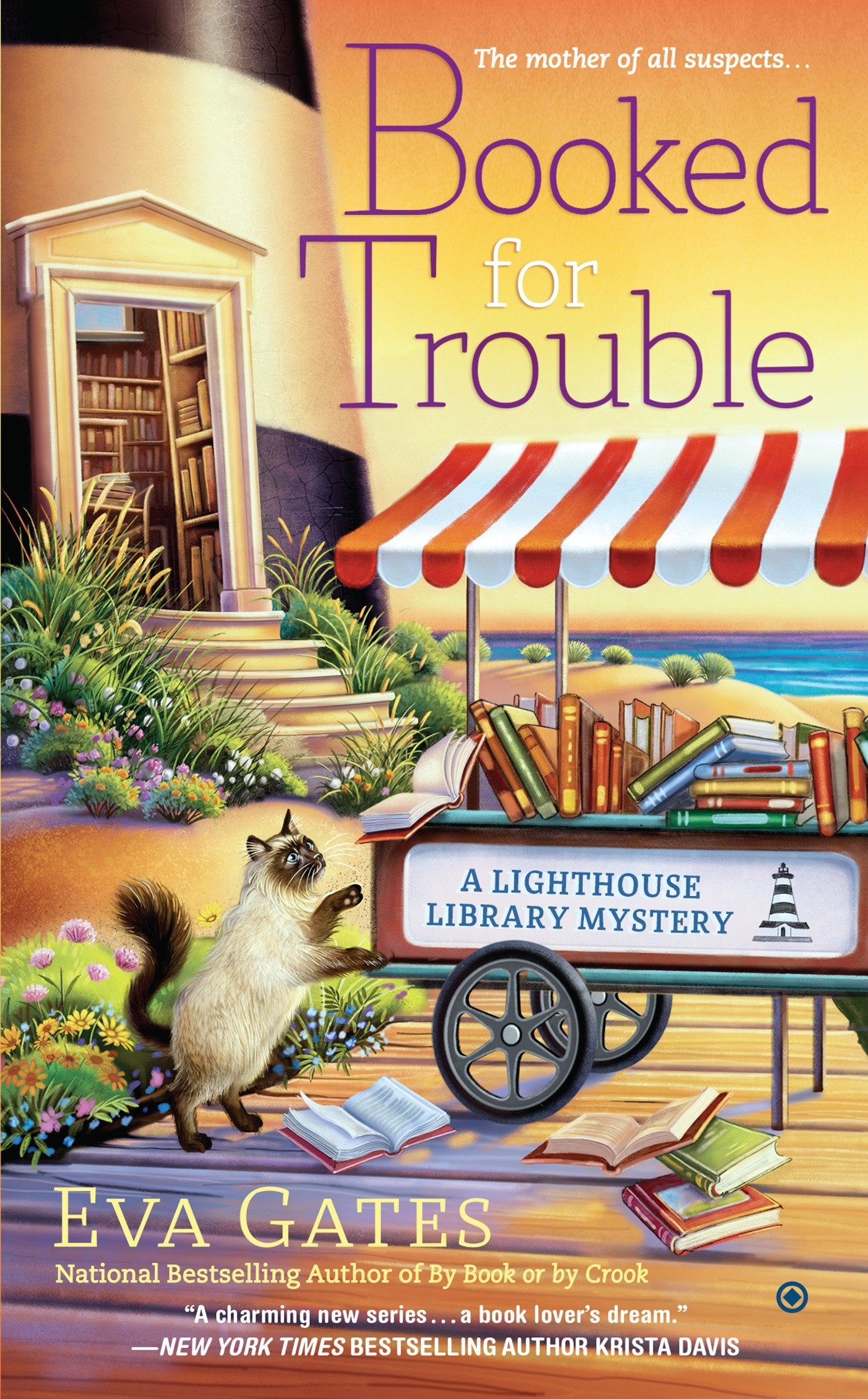 Booked for Trouble (A Lighthouse Library Mystery) (Book:2)