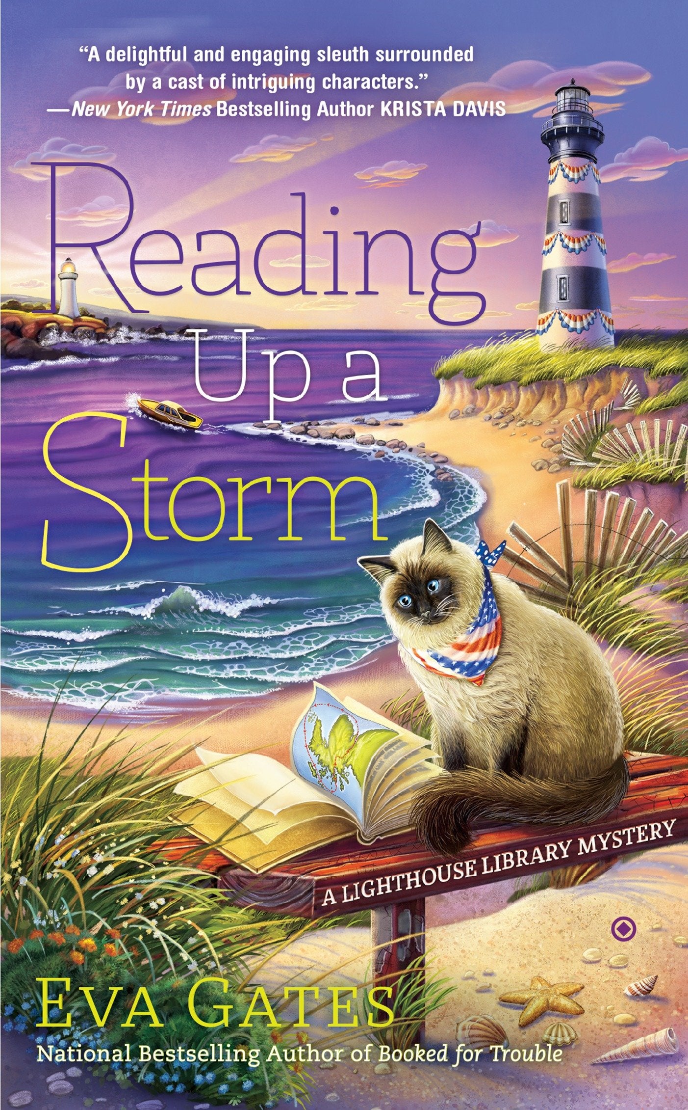 Reading Up a Storm (A Lighthouse Library Mystery) (Book:3)