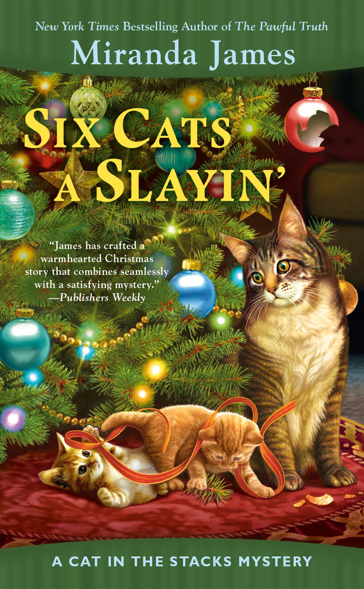 Six Cats a Slayin' (Cat in the Stacks Mystery) (Book:10)
