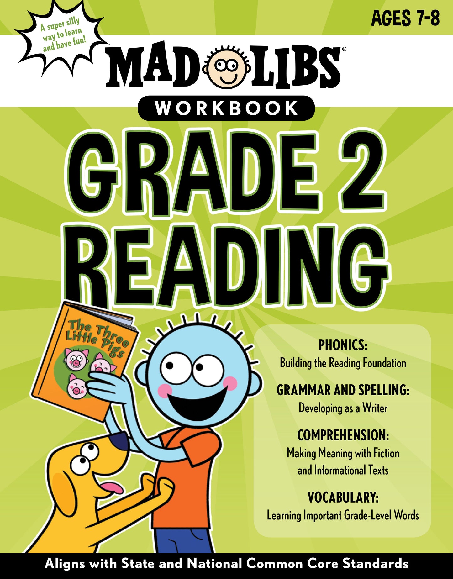 Mad Libs Workbook: Grade 2 Reading - Aligns with State and National Common Core Standards (Mad Libs Workbooks)