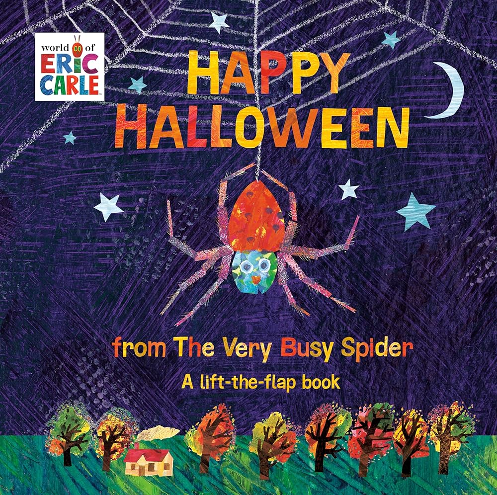 Happy Halloween from The Very Busy Spider: A Lift-the-Flap Book (The World of Eric Carle) cover image