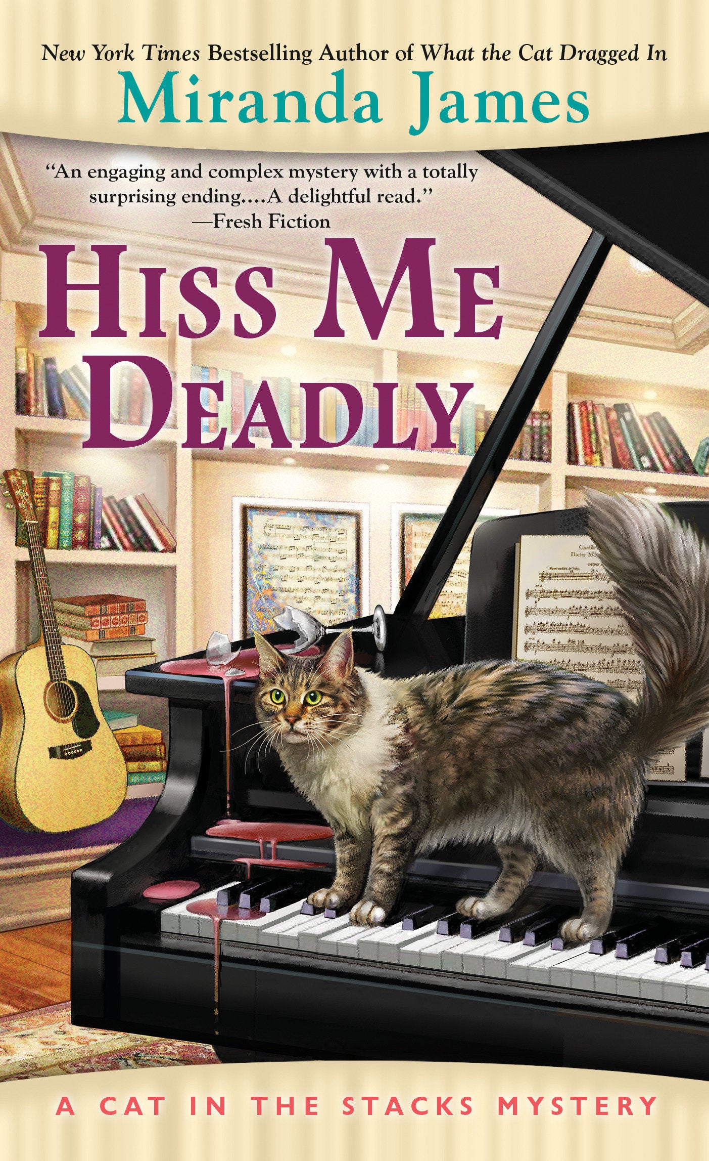 Hiss Me Deadly (Cat in the Stacks Mystery) (Book:15)