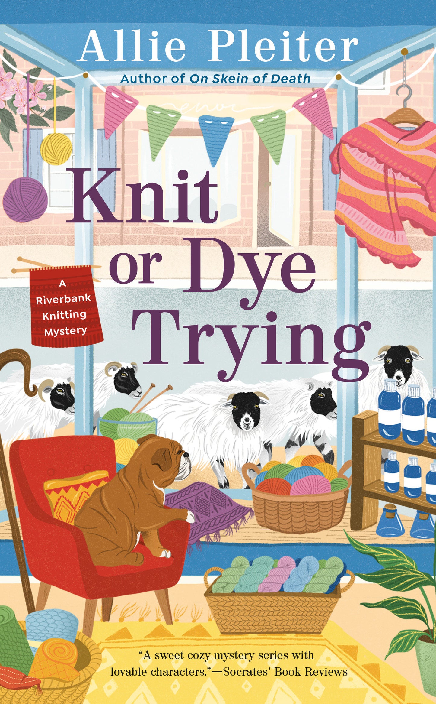 Knit or Dye Trying (A Riverbank Knitting Mystery) (Book:2)