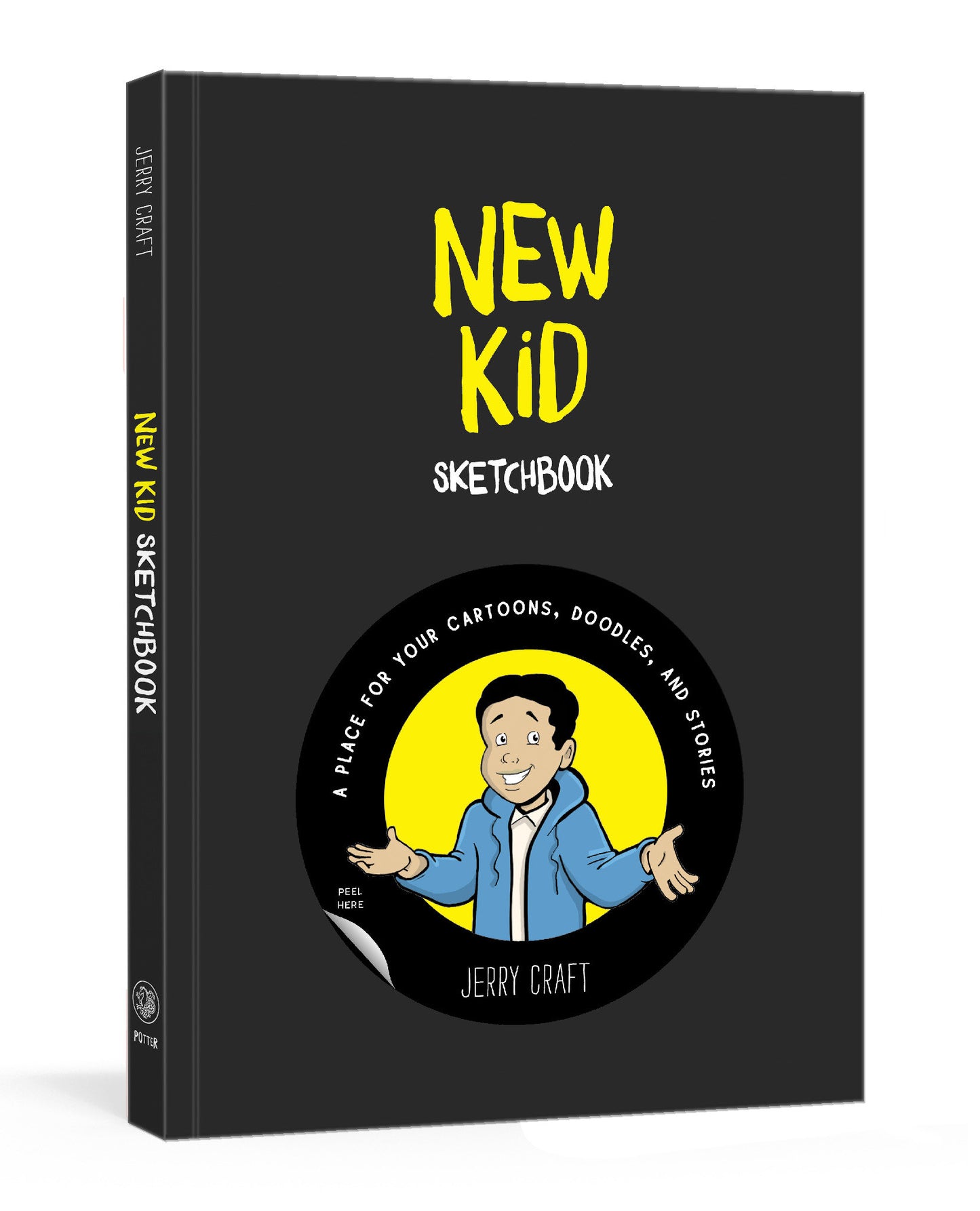 New Kid Sketchbook - A Place for Your Cartoons, Doodles, and Stories