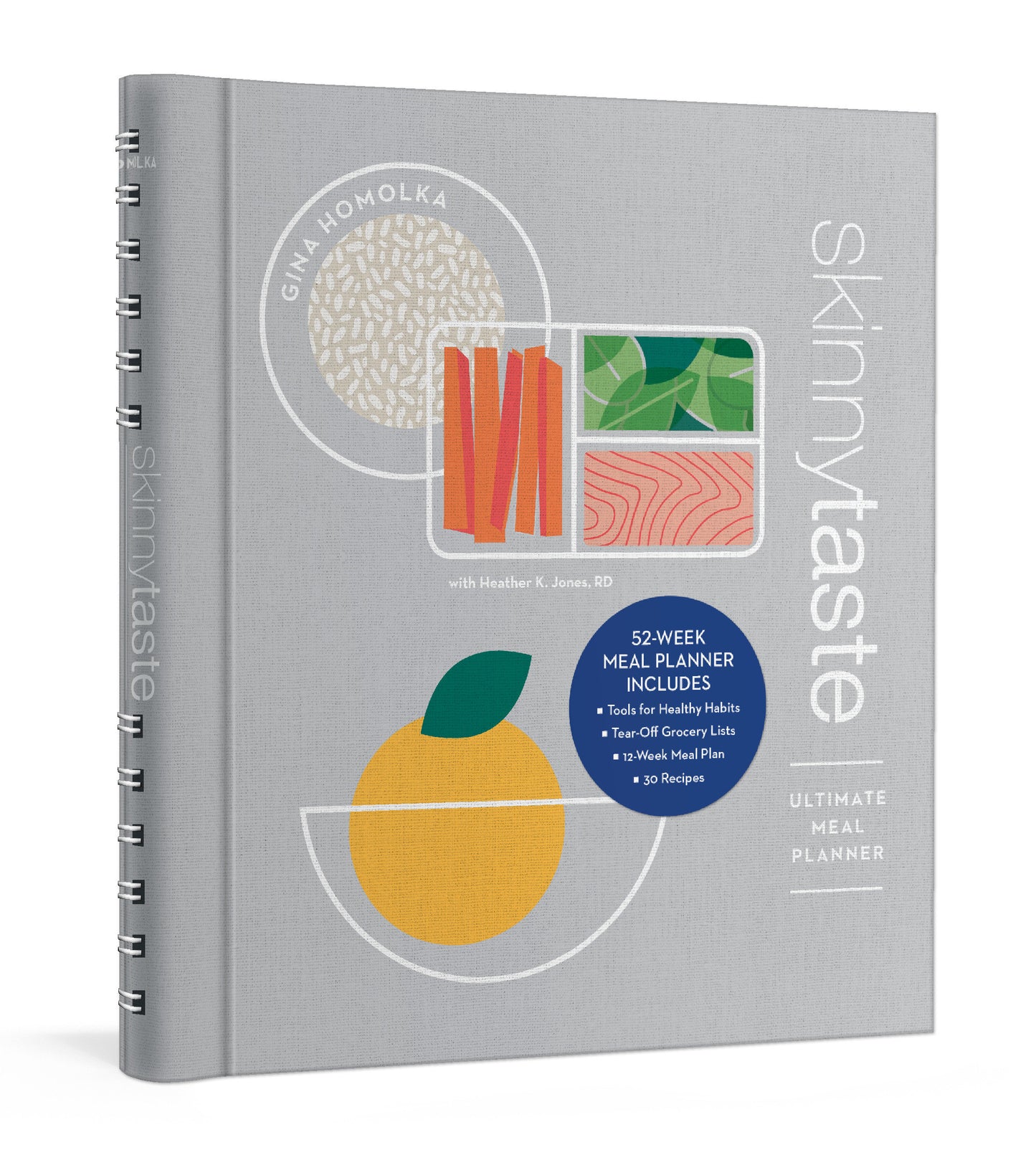The Skinnytaste Ultimate Meal Planner - 52-Week Meal Planner with 35+ Recipes, a 12-Week Meal Plan, Tear-Out Grocery Lists, and Tools for Healthy Habits
