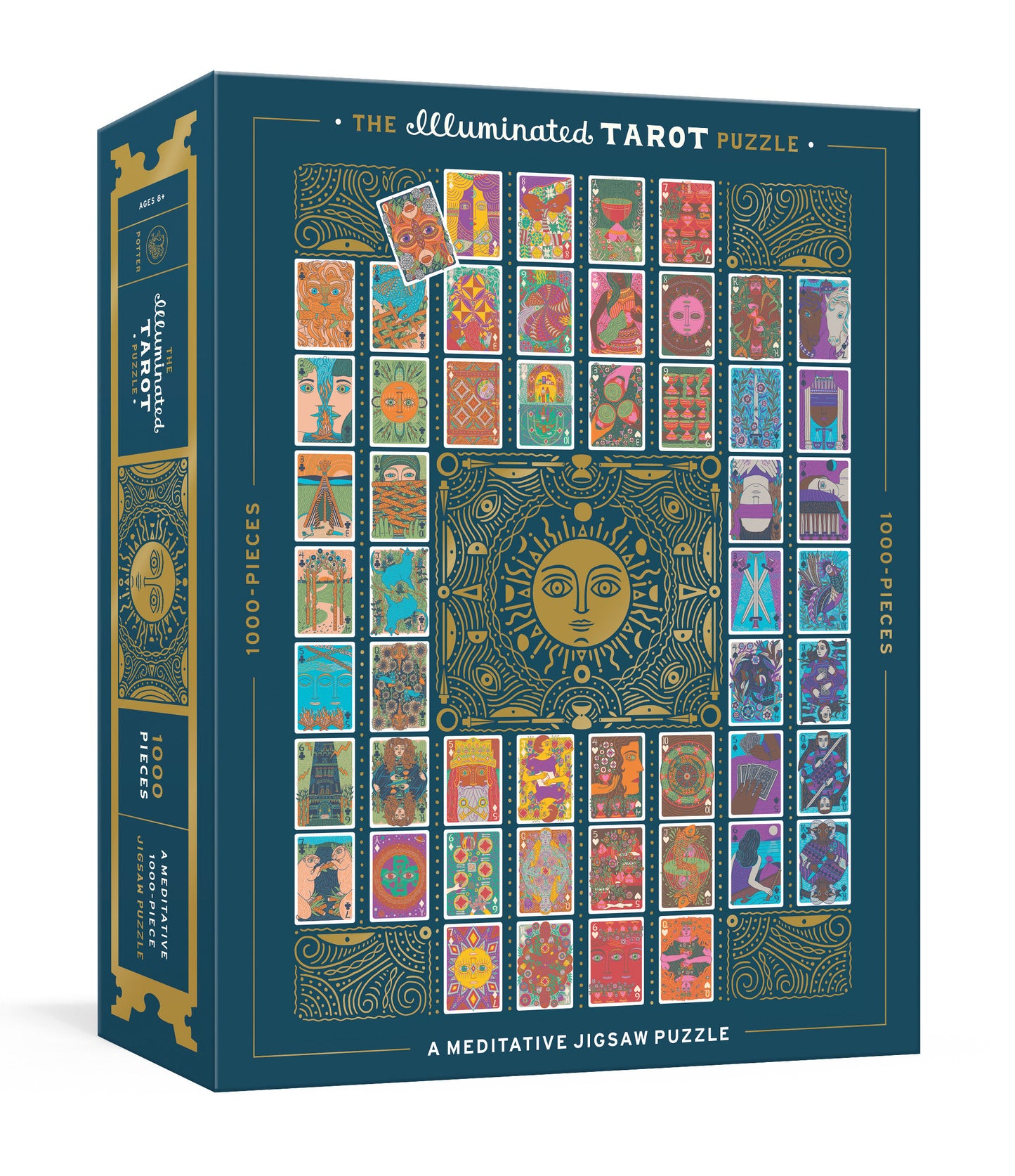 The Illuminated Tarot Puzzle - A Meditative 1000-Piece Jigsaw Puzzle: Jigsaw Puzzles for Adults (The Illuminated Art Series)