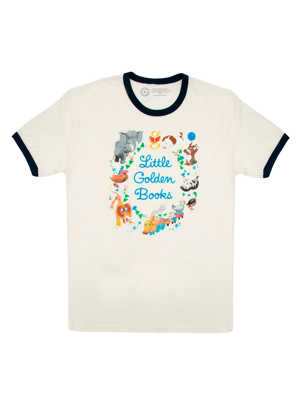 Little Golden Books Unisex Ringer T-Shirt Large