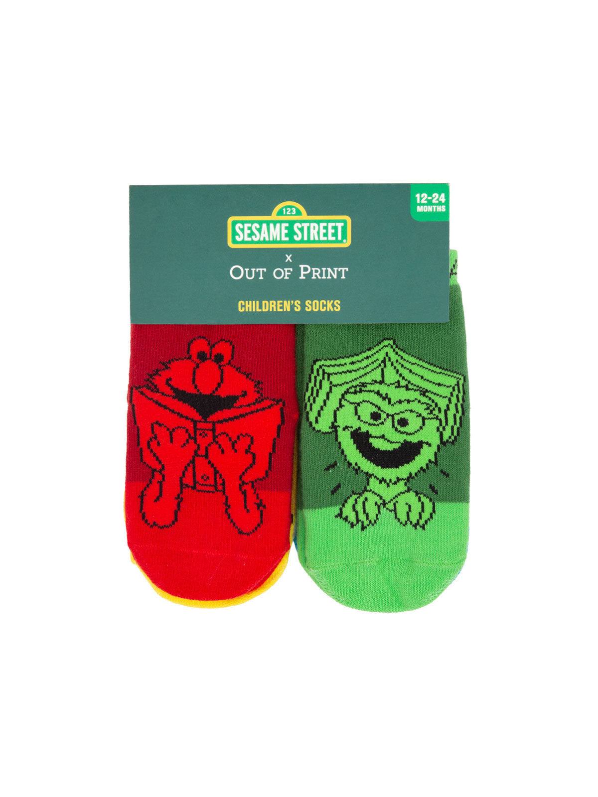 Sesame Street Baby/Toddler Socks 4-Pack - 0-12 months