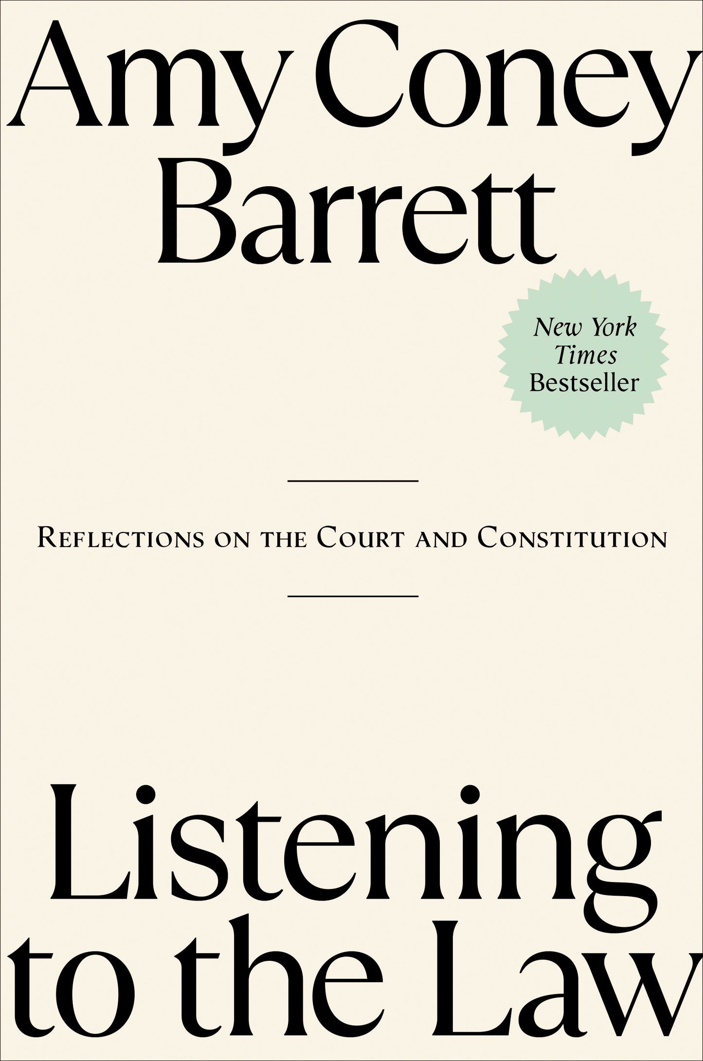 Listening to the Law - Reflections on the Court and Constitution