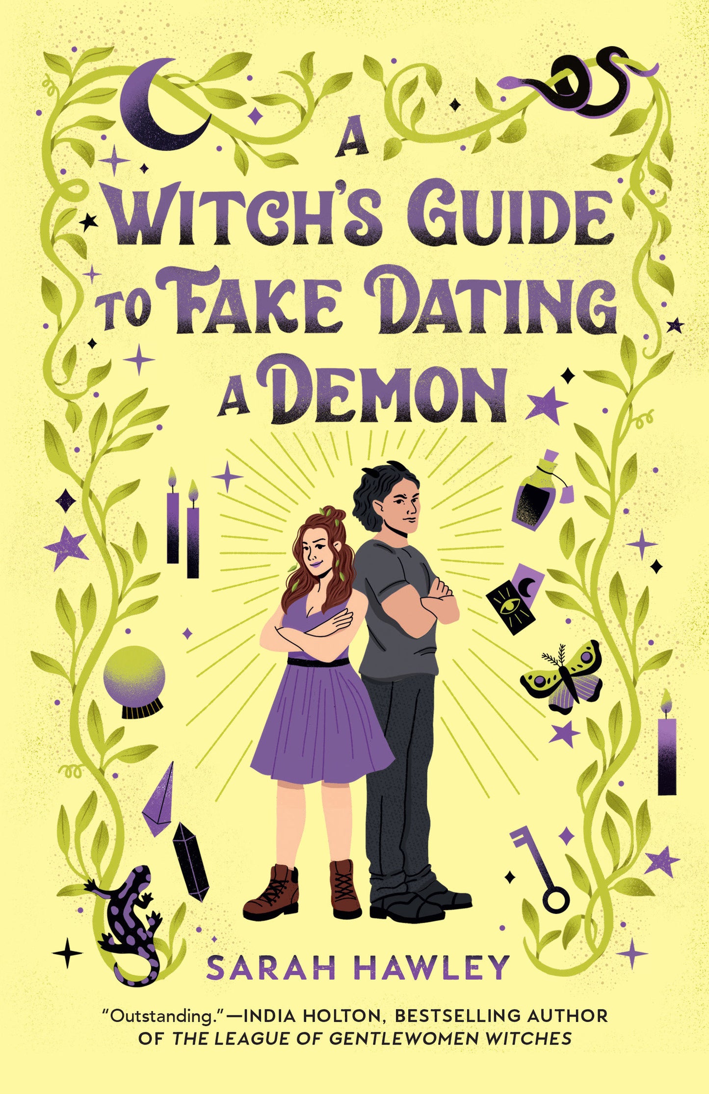 A Witch's Guide to Fake Dating a Demon (Glimmer Falls) (Book:1)