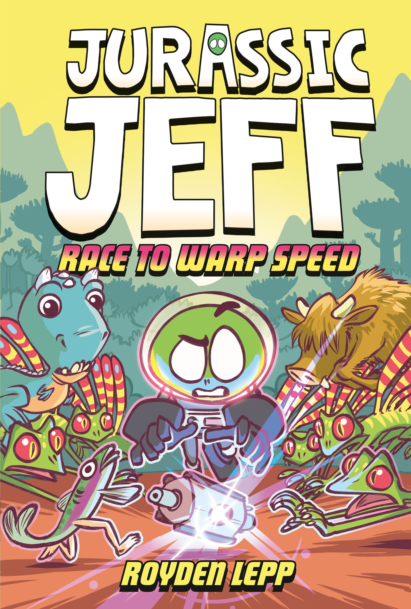 Jurassic Jeff: Race to Warp Speed (Jurassic Jeff Book 2) - (A Graphic Novel) (JURASSIC JEFF) (Book:2)