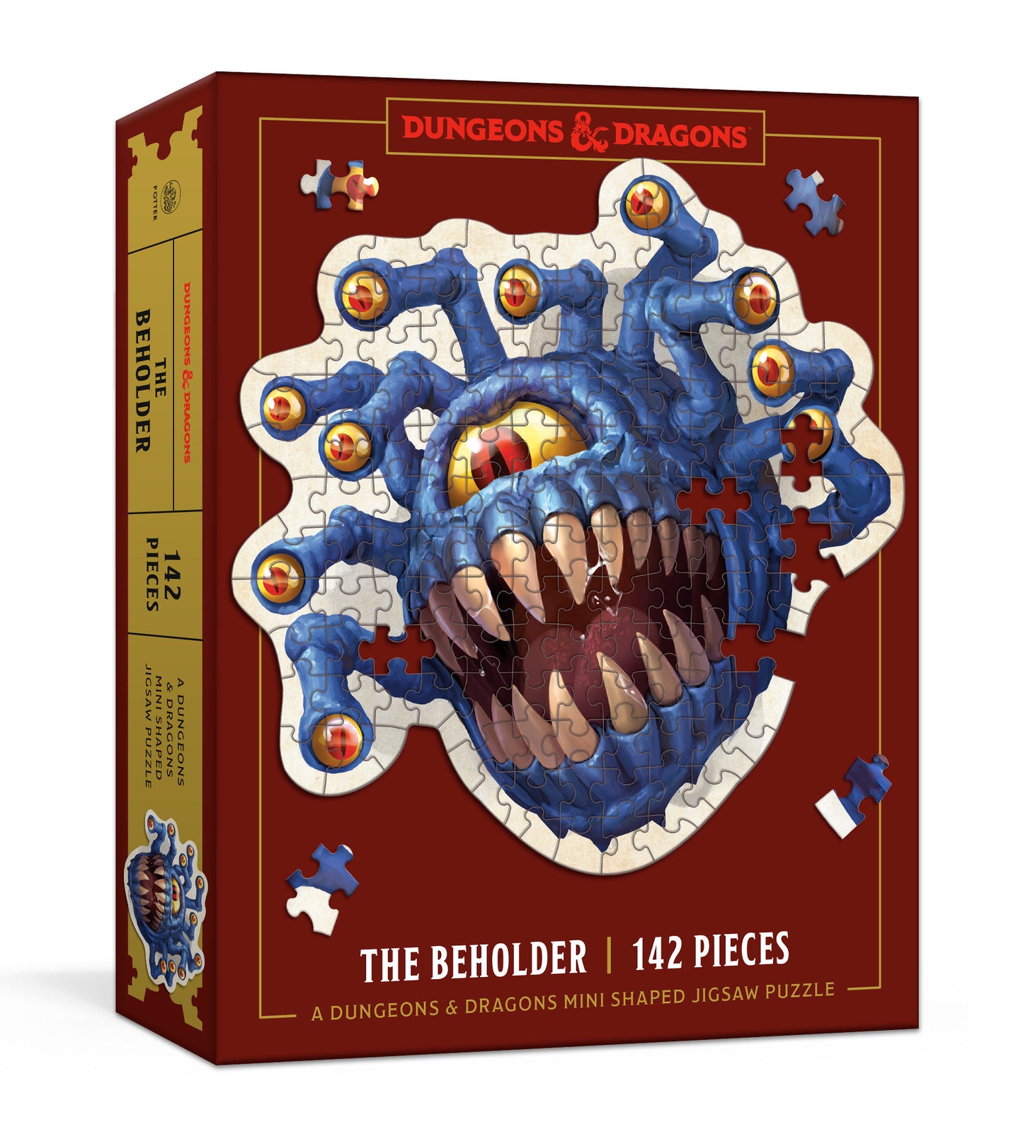 Dungeons & Dragons Mini Shaped Jigsaw Puzzle: The Beholder Edition - 142-Piece Collectible Puzzle for All Ages (Dungeons & Dragons)
