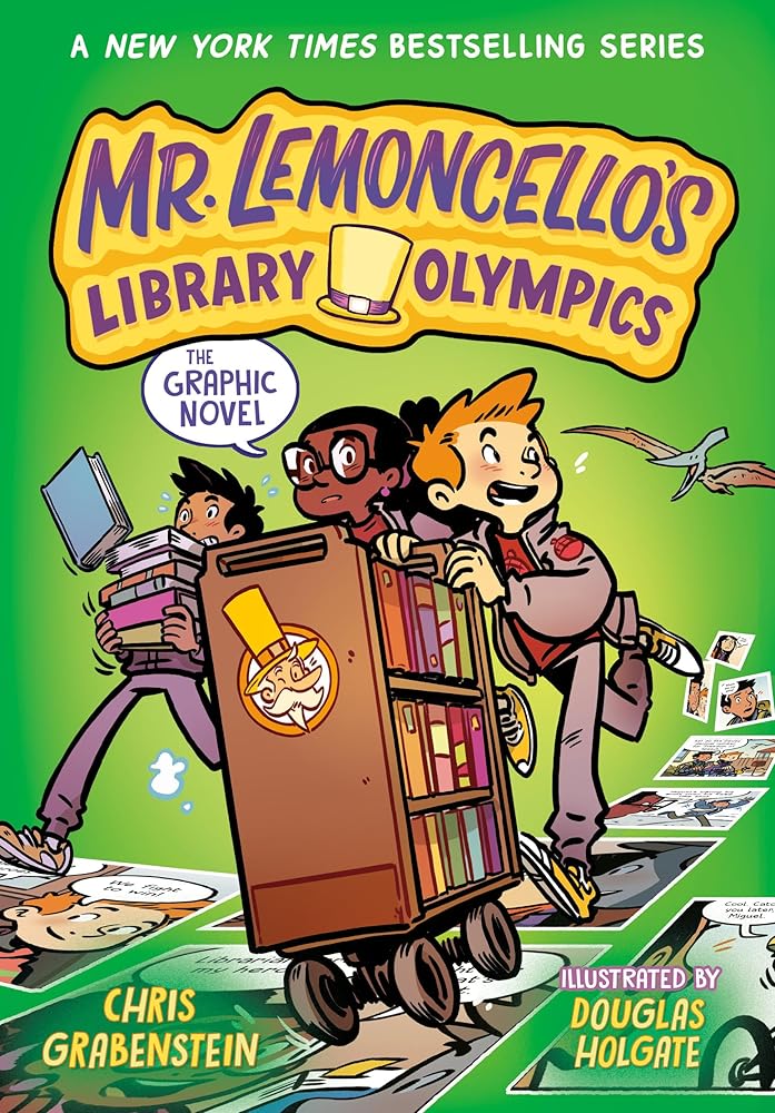 Mr. Lemoncello's Library Olympics: The Graphic Novel by Chris Grabenstein, Douglas Holgate
