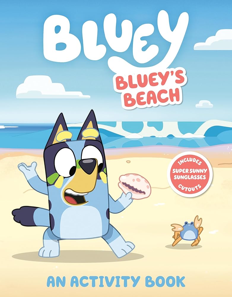 Bluey's Beach: An Activity Book cover image