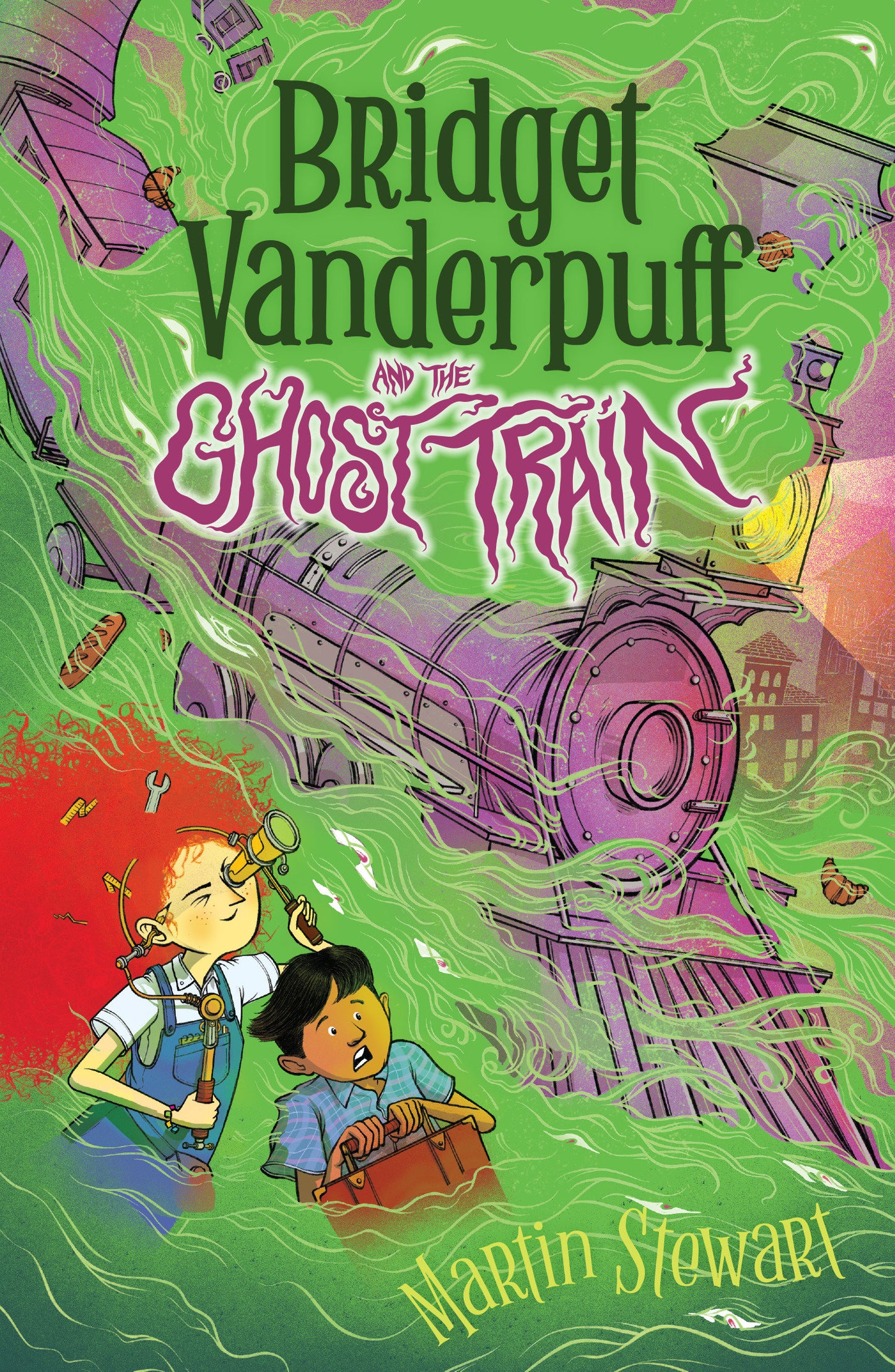 Bridget Vanderpuff and the Ghost Train #2 (Bridget Vanderpuff) (Book:2)