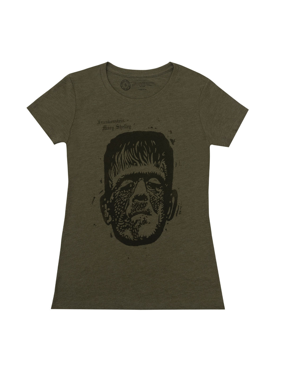 Penguin Horror: Frankenstein Women's Crew T-Shirt Medium
